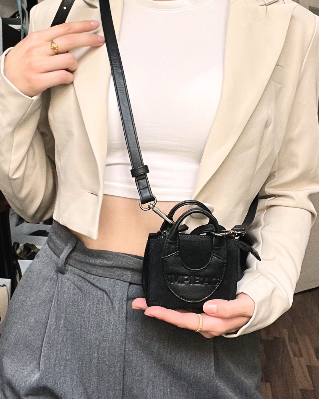 Citybag Schwarz Bag Charm