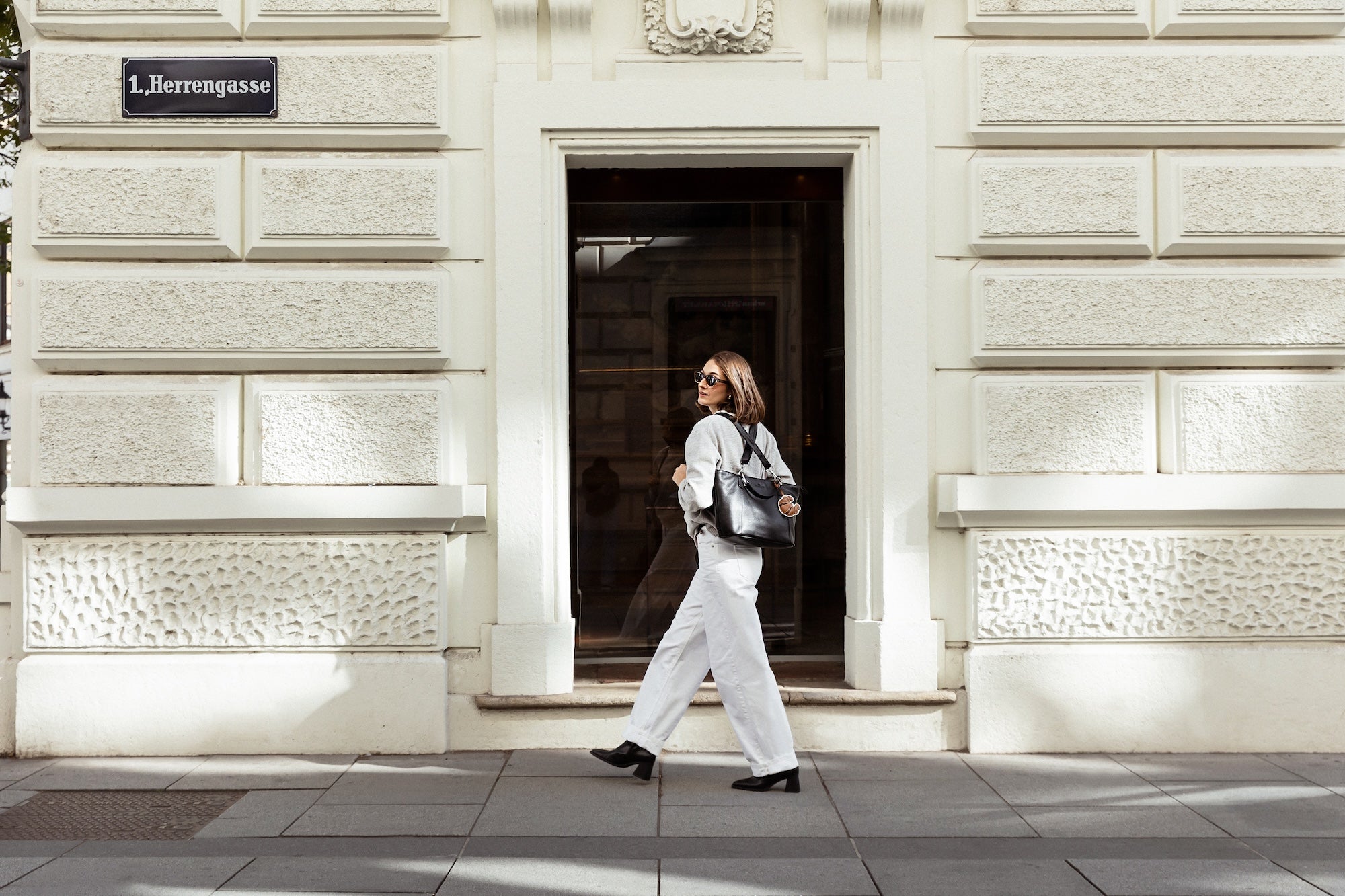 Officebag Slim Easy mit Croissant Charm