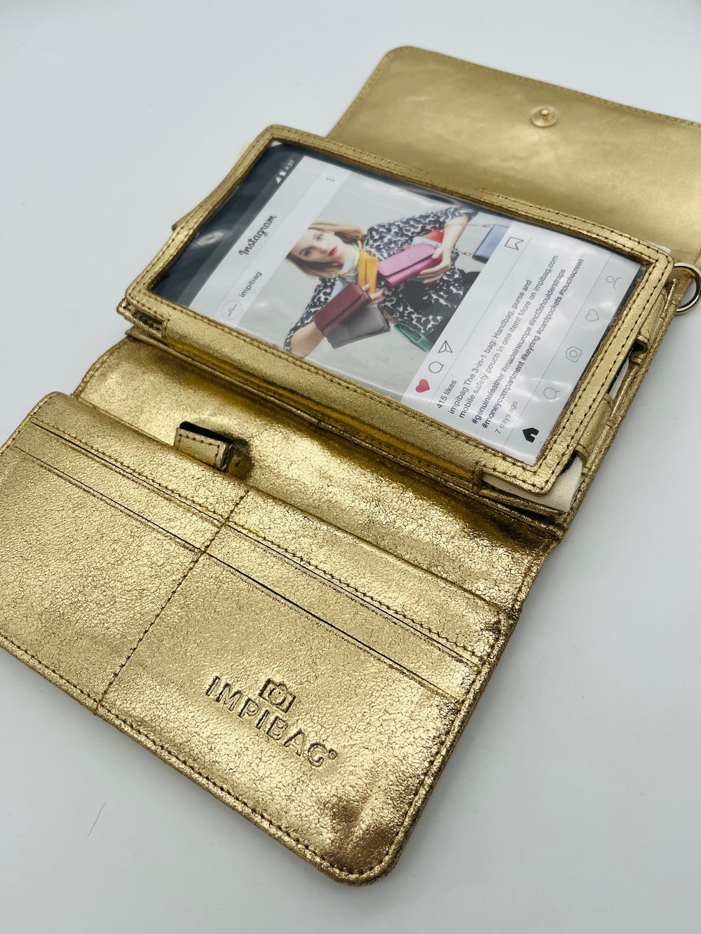 Gold Used-Look Travel Noelle