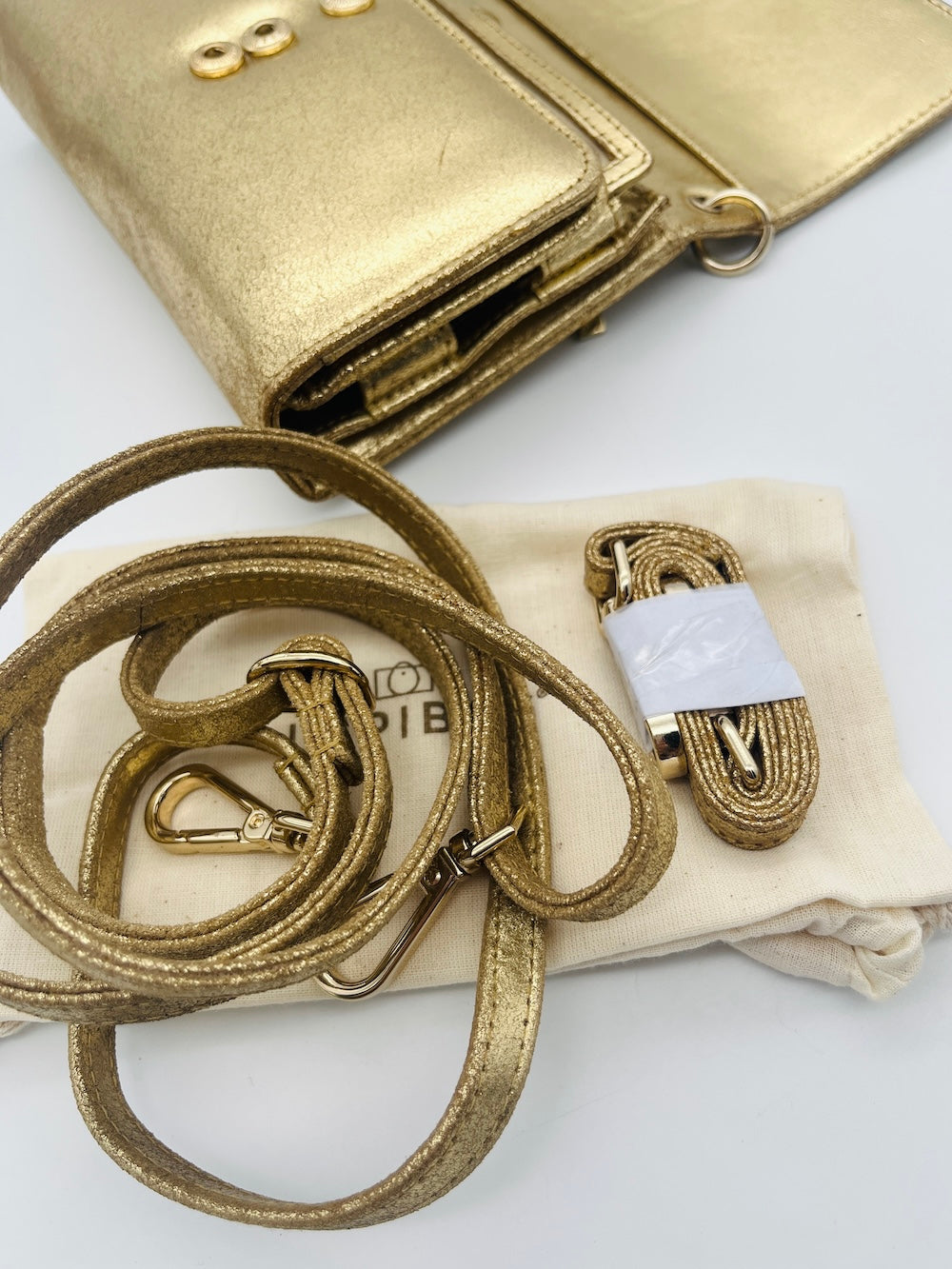 Gold Used-Look Travel Noelle