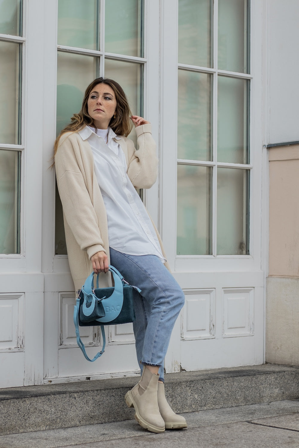 Citybag Rauchblau Set