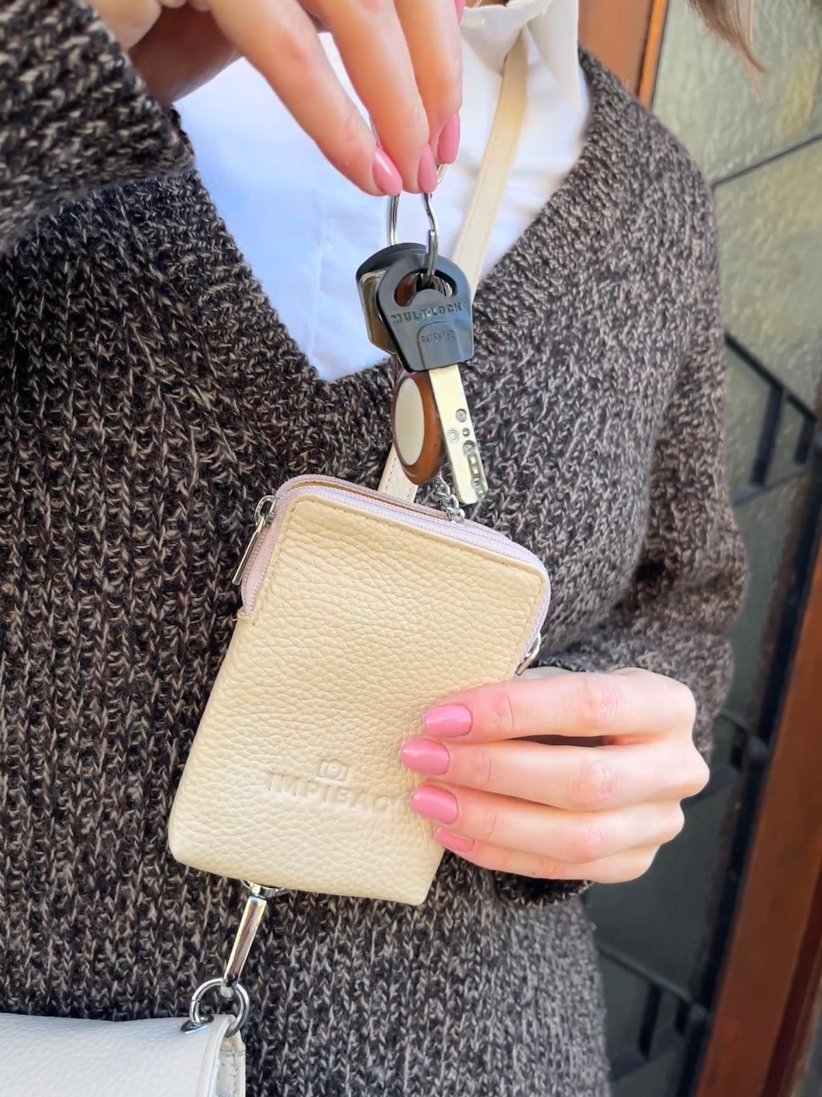 Beige Pouch