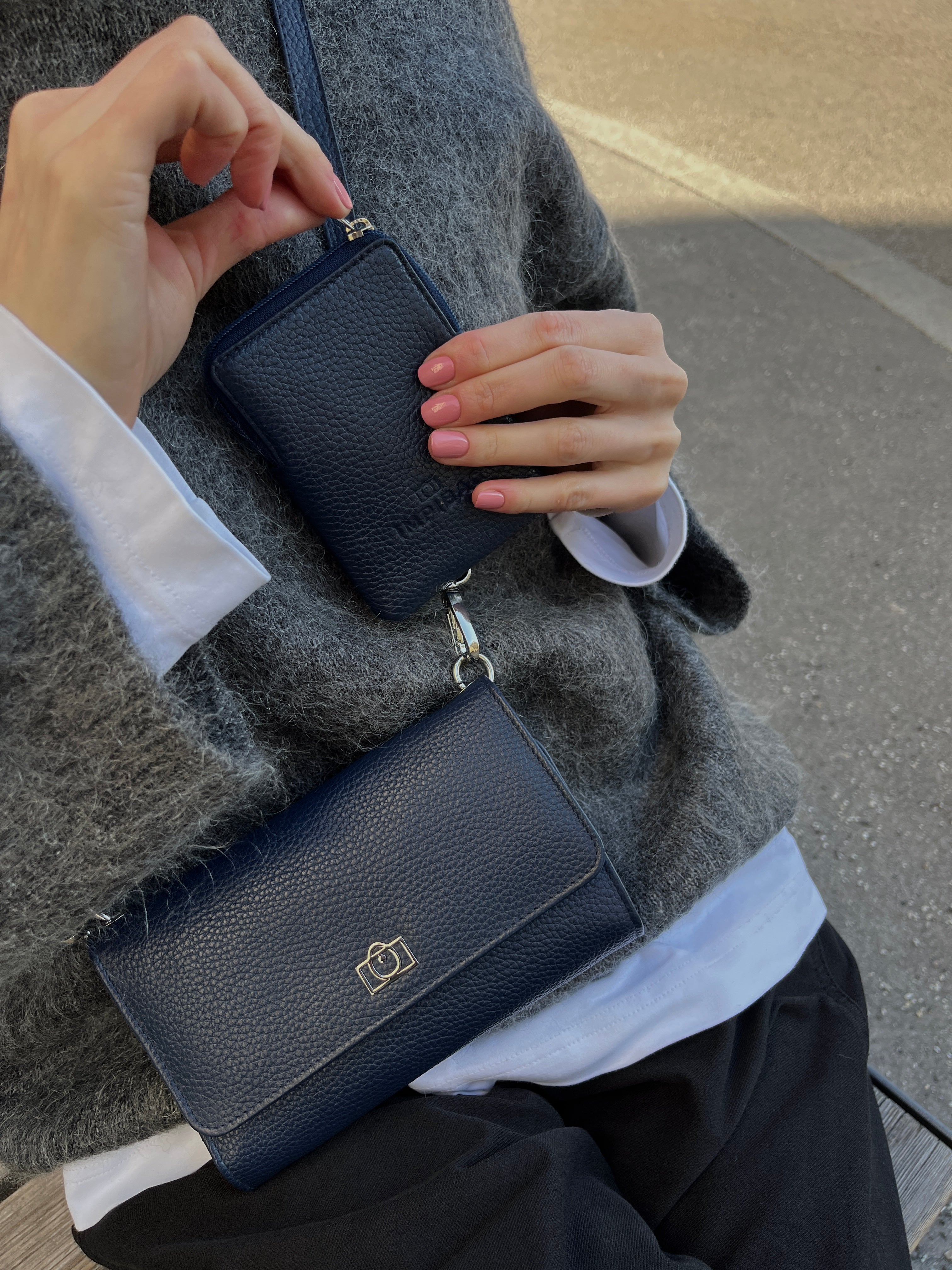 Dark Navy Pouch