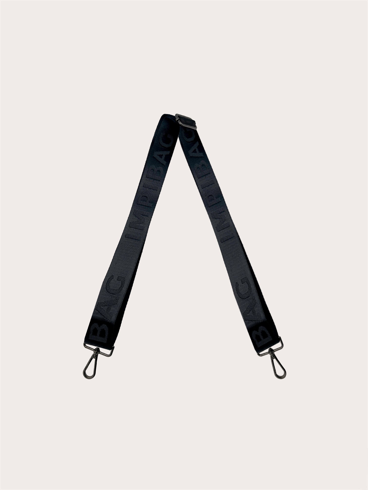 Schwarz Jacquard Strap